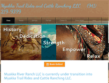 Tablet Screenshot of myakkariverranch.com